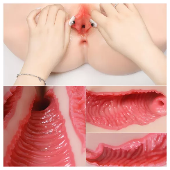 Kokos Vanilla 004 - torse masturbateur réaliste - silicone couleur chair