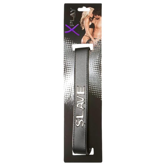 Collier X-Play Esclave - Noir