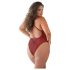 Allure - Body imprimé léopard (rouge)