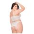 Coquette - ensemble lingerie dentelle - blanc (XL)