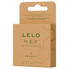 LELO Hex Organic - préservatifs puissance (3 unités)