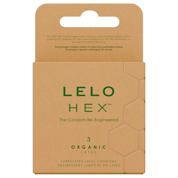 LELO Hex Organic - Préservatifs Potentiel (3pcs)