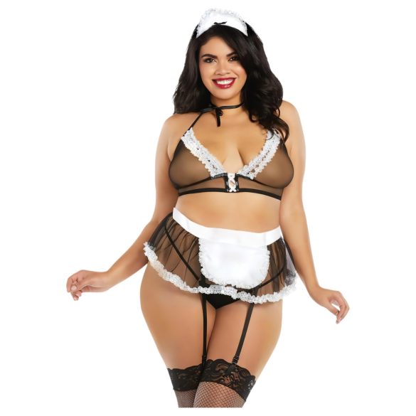 Dreamgirls Maid Mesh - Costume de soubrette (XL-XXL)
