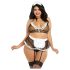 Dreamgirls Maid Mesh - Costume de soubrette (XL-XXL)
