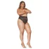 Dreamgirls - culotte taille haute en dentelle - noir - 2XL