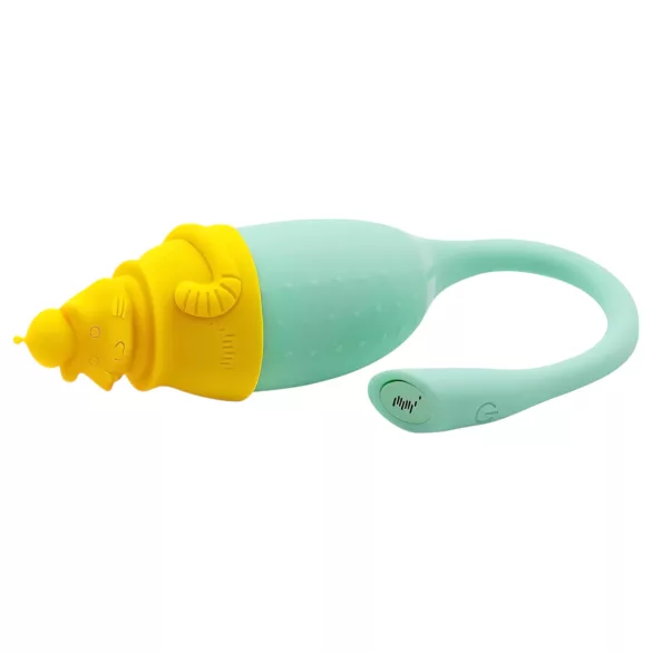Magic Motion Elizabeth - vibromasseur avec embout chat - silicone jaune