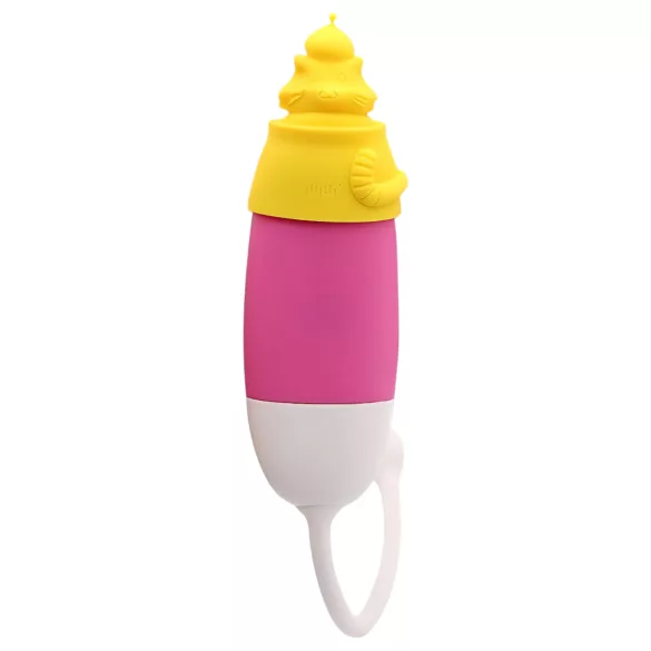 Magic Motion Elizabeth - vibromasseur avec embout chat - silicone jaune
