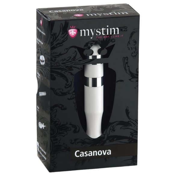 mystim Casanova - dildo électro en blanc