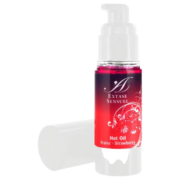 Extase Sensuel - huile de massage chauffante - fraise (30 ml)