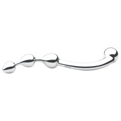 Njoy Fun Wand - gode métal plaisir anal & point G (argent)