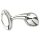 Plug anal métal moyen (argent) Njoy M