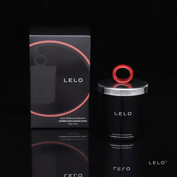 LELO - bougie de massage - grenade et poivre noir - 150g
