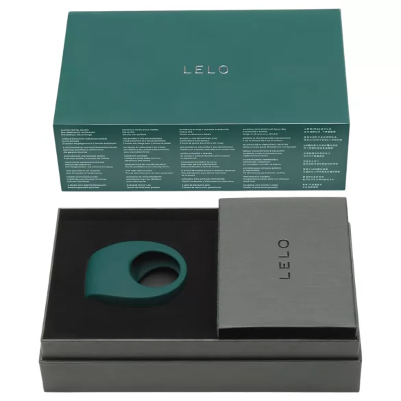 LELO Tor 2 - anneau pénien vibrant rechargeable - silicone vert