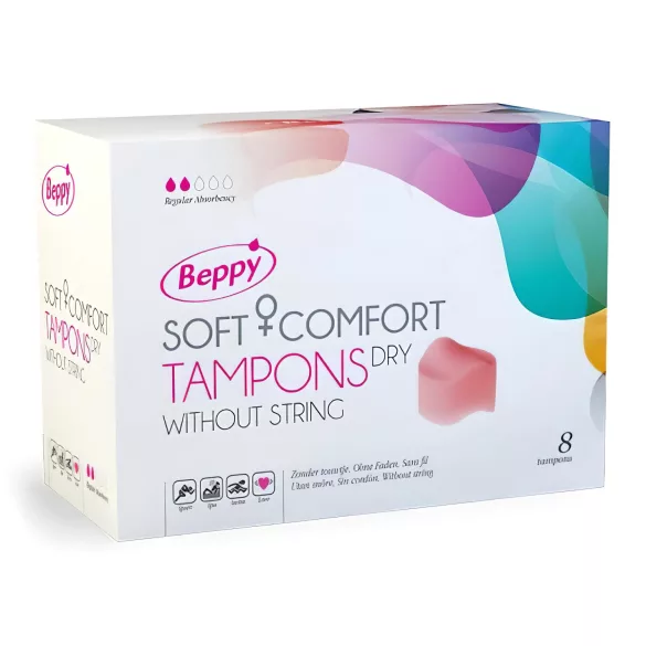 Beppy - tampon pour rapports intimes pendant les règles (8 pcs) - sec