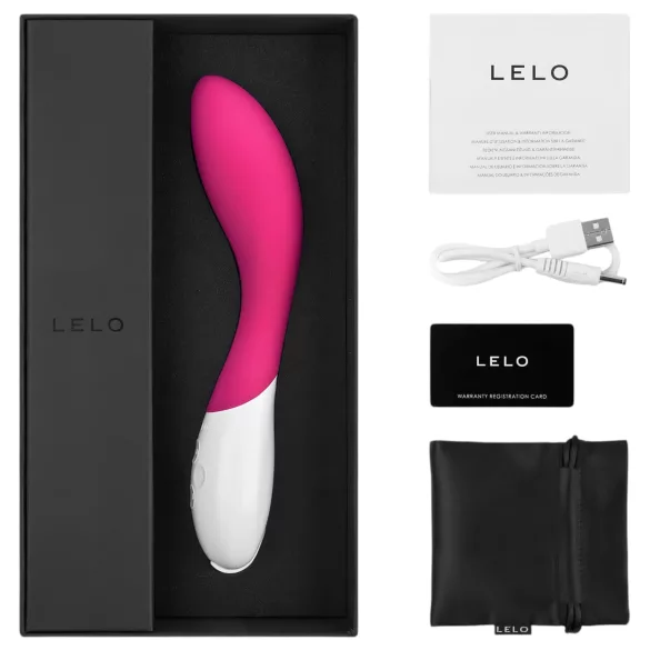 LELO - vibromasseur courbé - silicone rose