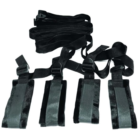 S&M - set bondage attache-lit (noir)