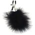 Pinces à tétons plume noirs S&M
