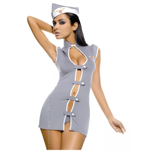 Obsessive - Costume d’hôtesse de l’air - gris