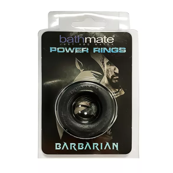 BathMate - anneau pénien en silicone - noir - Barbarian
