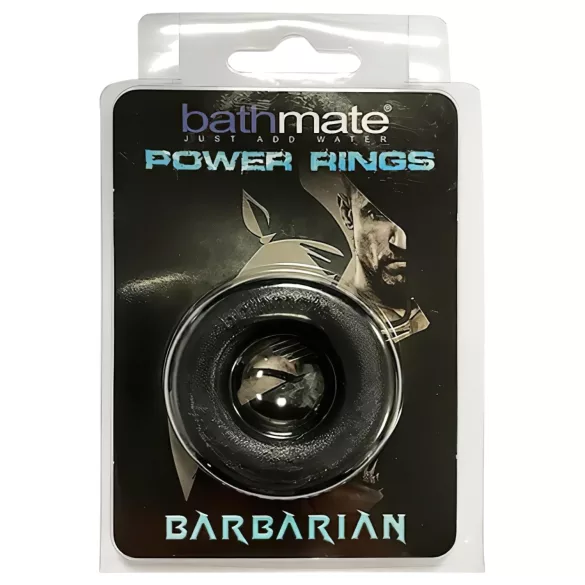 BathMate - anneau pénien en silicone - noir - Barbarian