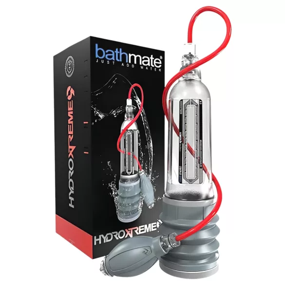 Bathmate HydroXtreme 9 - ensemble de pompe hydropneumatique (transparent)