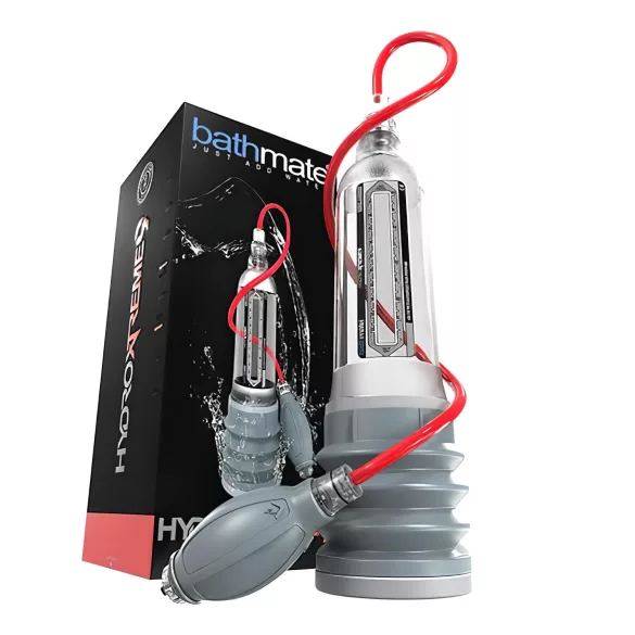 BathMate Xtreme Hydromax 9 - pompe à pénis - kit complet - transparent