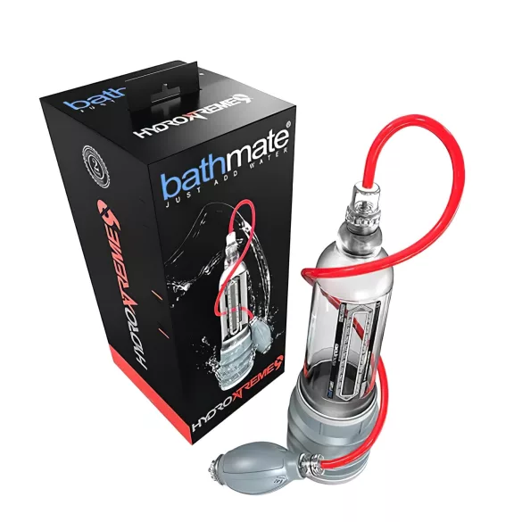 BathMate Xtreme Hydromax 9 - pompe à pénis - kit complet - transparent