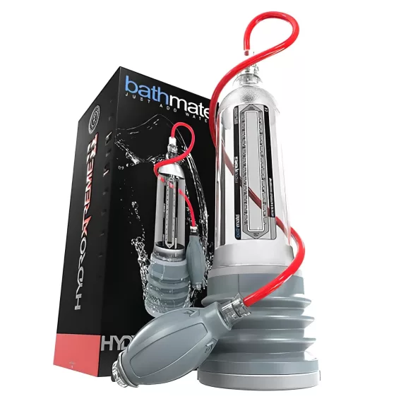 Bathmate HydroXtreme 11 - pompe hydropulseur XL - transparente