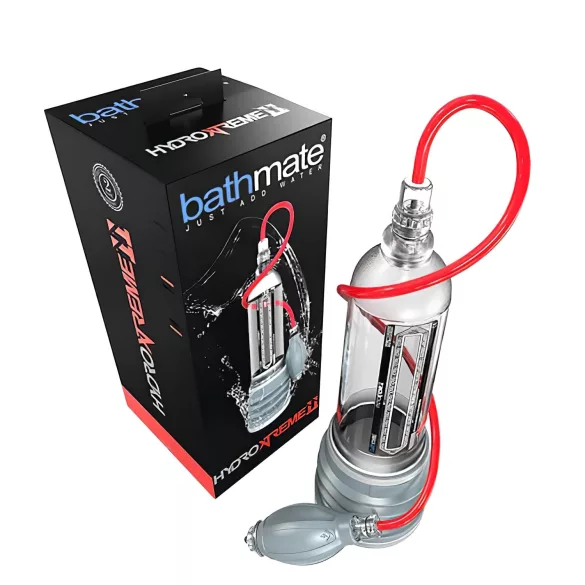 Bathmate HydroXtreme 11 - pompe hydropulseur XL - transparente
