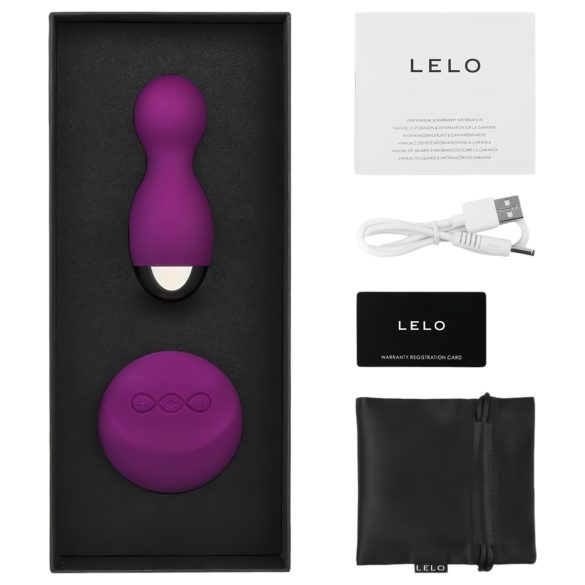 LELO - œuf vibrant rotatif - silicone violet