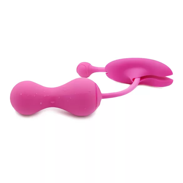 Magic Motion Kegel Master - Boule de geisha vibrante contrôlée par application (rose)