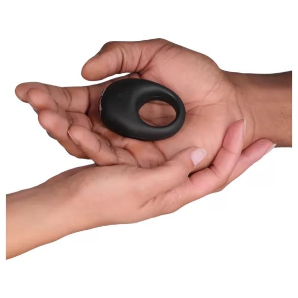 Je Joue - anneau pénien vibrant rechargeable étanche - noir