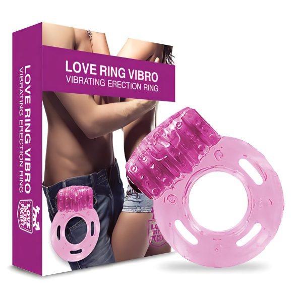 Love in the Pocket - Bague vibrante rose (édition unique)