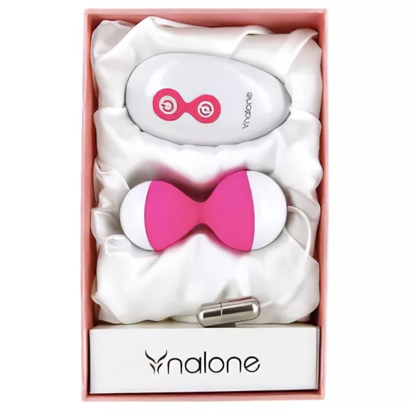 Nalone Miu Miu - boules de geisha connectées rechargeables - silicone rose
