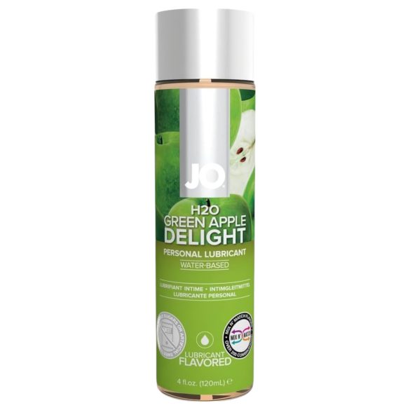 Lubrifiant à l'eau goût pomme verte (120 ml)