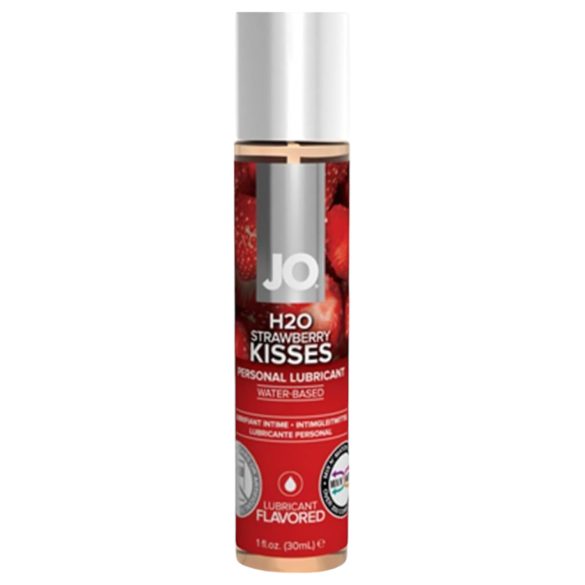 JO H2O Baiser Fraise - Lubrifiant à base d'eau (30ml)