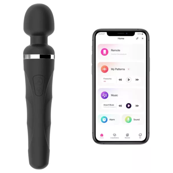 Lovense Domi 2 - Vibromasseur massant contrôlé par application (noir)