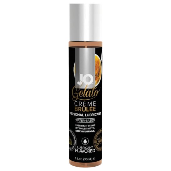 JO Gelato Crème Brûlée - lubrifiant à base d'eau (30ml)