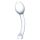 GLAS - Double gode anal en verre (transparent)