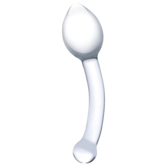 GLAS - Double gode anal en verre (transparent)