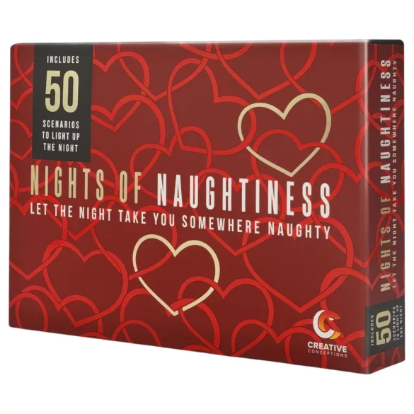 FIFTY NIGHTS OF NAUGHTINESS - jeu de société érotique pour couples - anglais