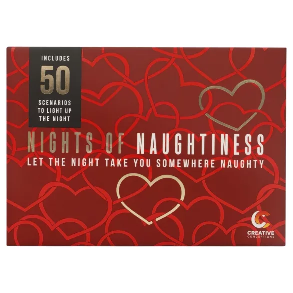 FIFTY NIGHTS OF NAUGHTINESS - jeu de société érotique pour couples - anglais