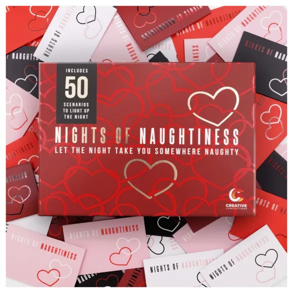 FIFTY NIGHTS OF NAUGHTINESS - jeu de société érotique pour couples - anglais
