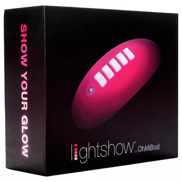 OhMiBod Lightshow - Vibromasseur clitoridien connecté avec LED (rose)