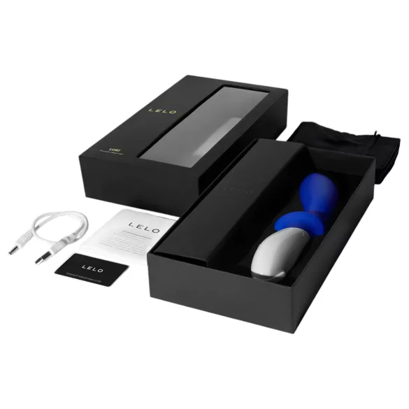 LELO Loki - vibromasseur prostate waterproof - silicone bleu