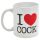 Tasse "J'aime le Coq" (noire)