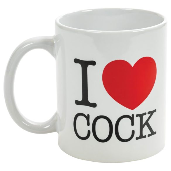 Tasse "J'aime le Coq" (noire)