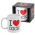 Tasse "J'aime le Coq" (noire)