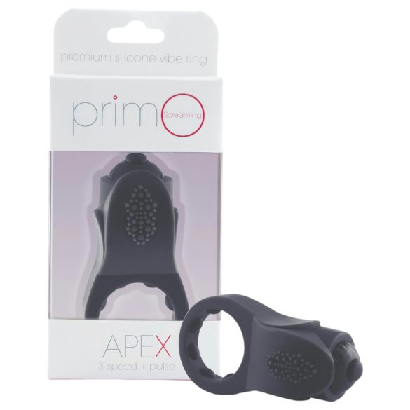 Screaming Primo - anneau vibrant pour pénis (noir)
