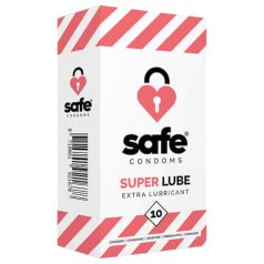 SAFE Super Lube - préservatifs ultra-glisseurs (10 pcs)